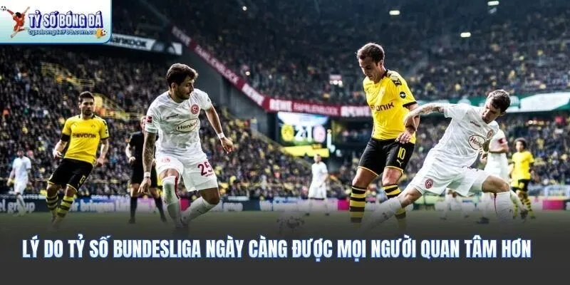 Lý do tỷ số Bundesliga ngày càng được mọi người quan tâm hơn