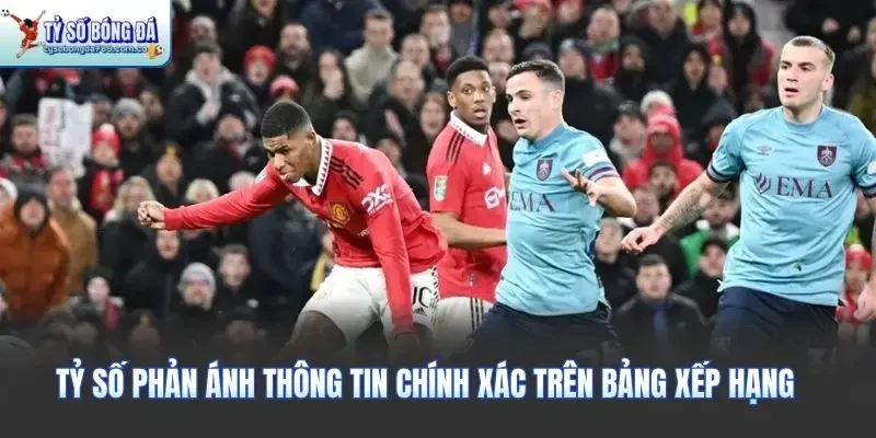 Tỷ số phản ánh thông tin chính xác trên bảng xếp hạng
